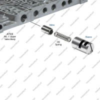 Клапан контроля блокировки гидротрансформатора