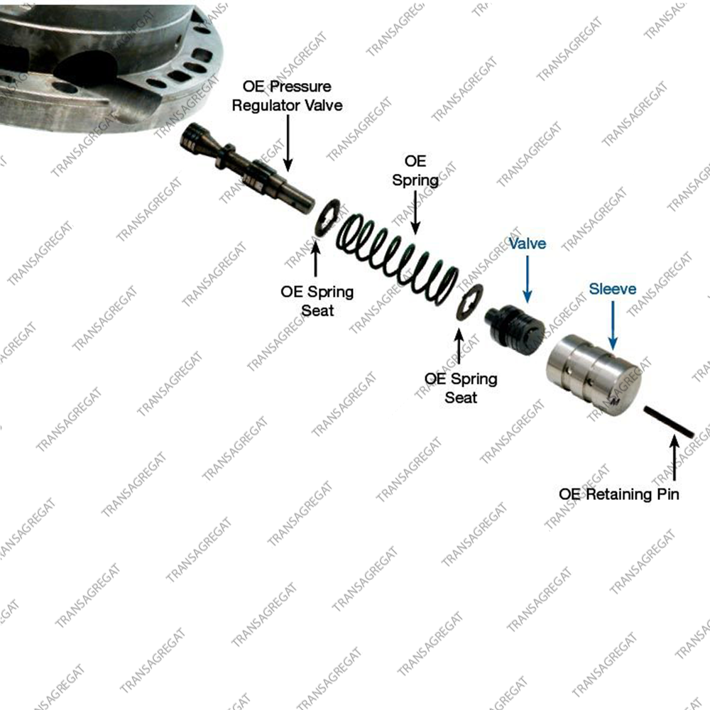 Клапан масляного насоса бустерный (тип 1, #448)