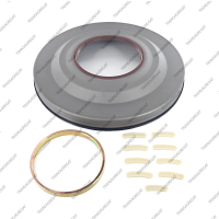 Крышка передняя (тип 1, 2007-up, обрезиненная, улучшенная, с пружиной)*