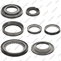 Комплект поршней (7шт., обрезиненные)